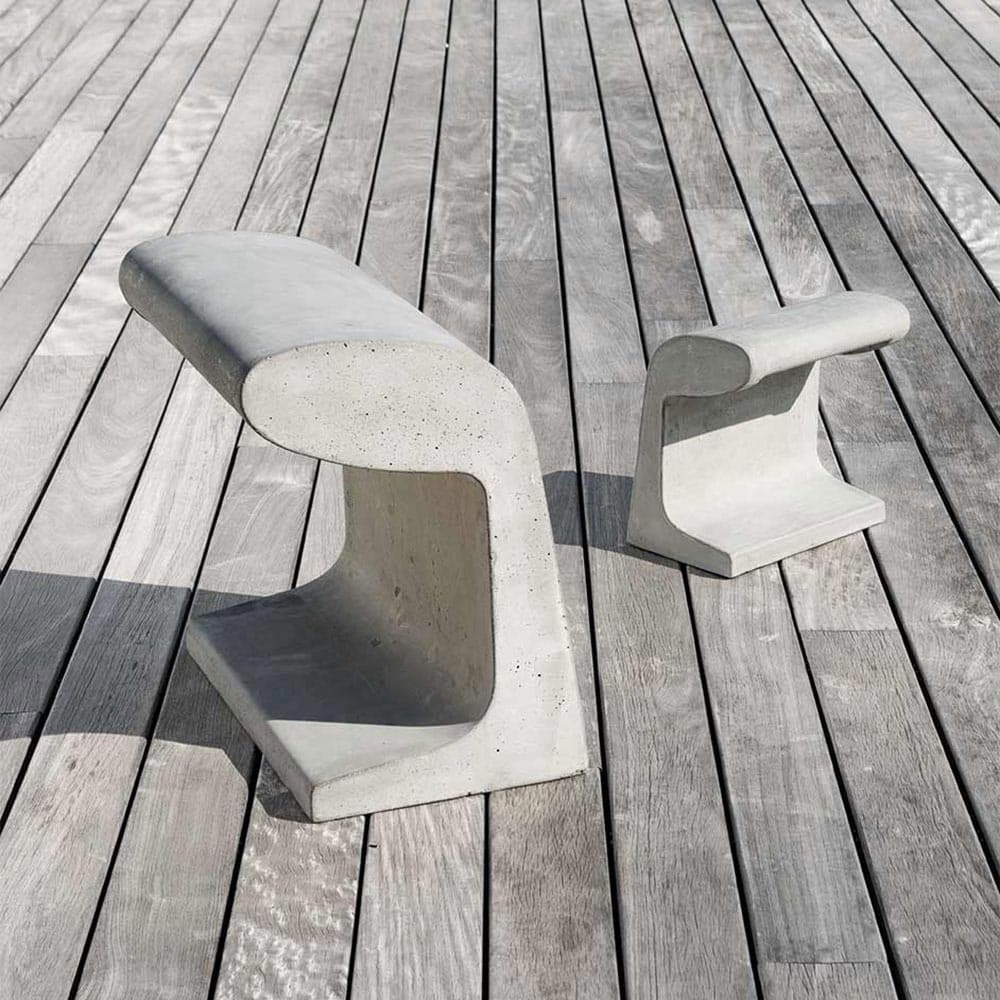 Concrete Bollard Floor Lamp by Nemo