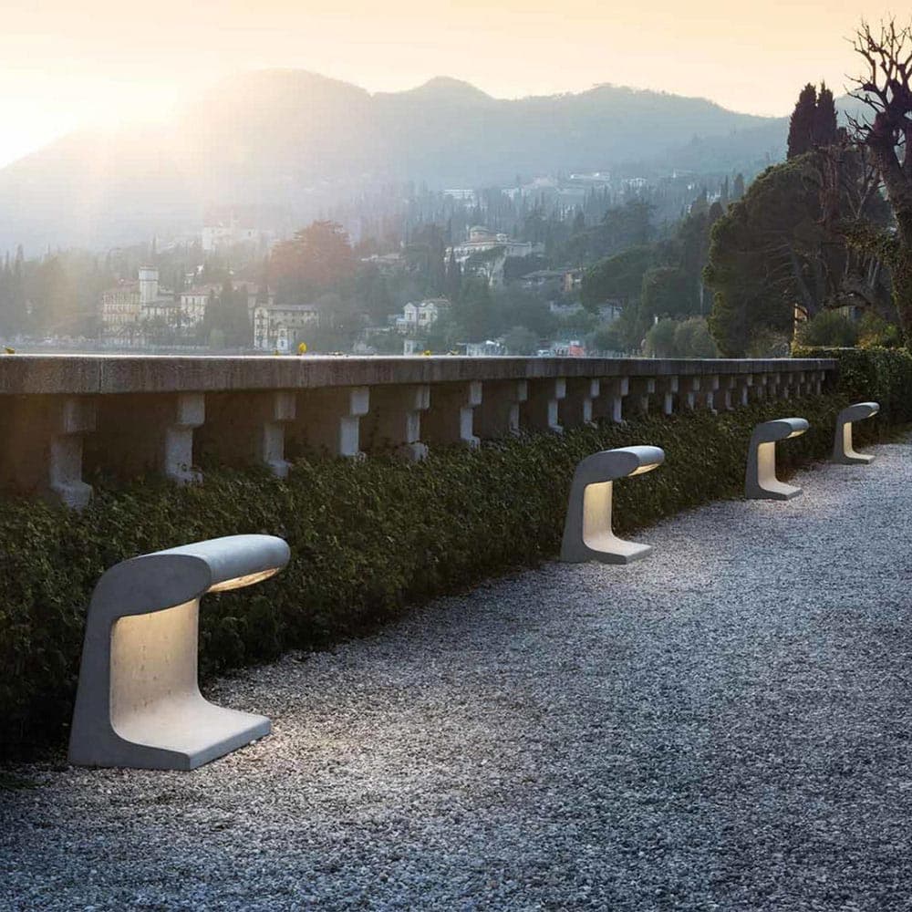 Concrete Bollard Floor Lamp by Nemo