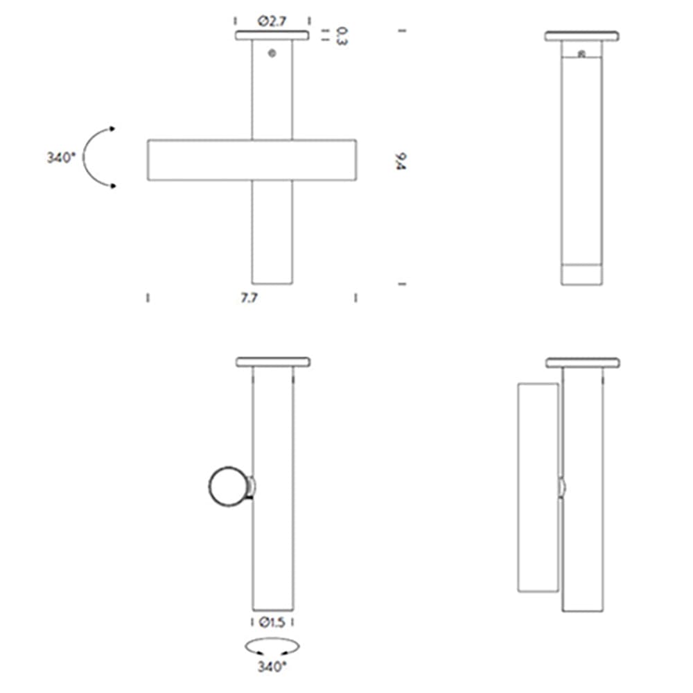 Tubes Ceiling Lamp by Nemo