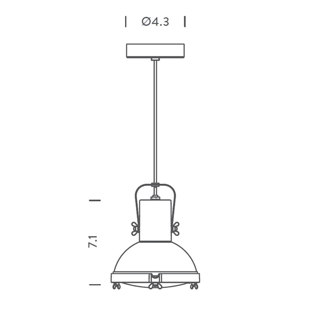 Projector 165 Pendant Lamp by Nemo