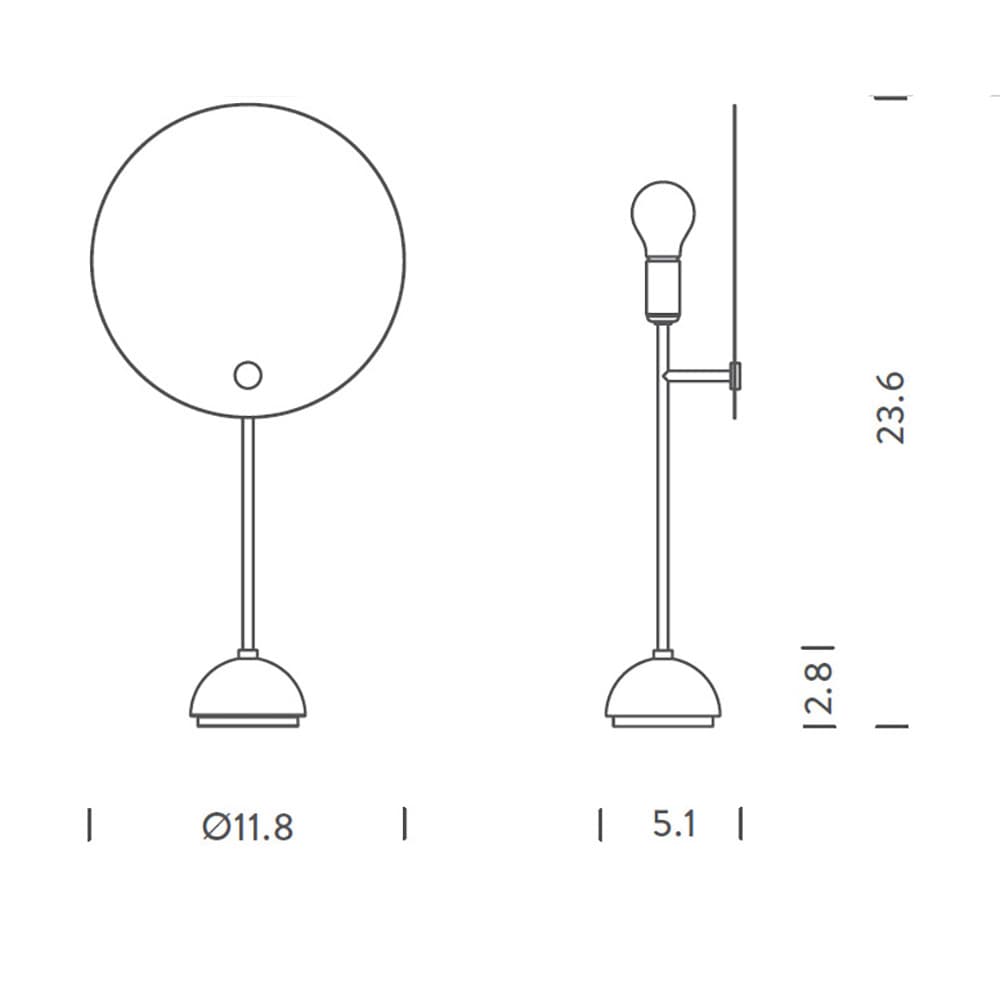 Kuta Table Lamp by Nemo