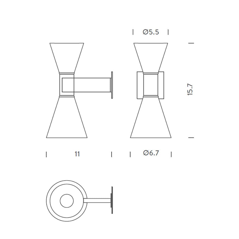 Marseille Appliance Wall Lamp by Nemo