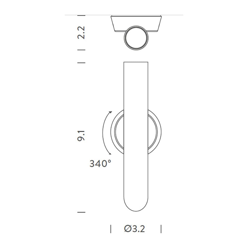 Tubes 1 Wall Lamp by Nemo