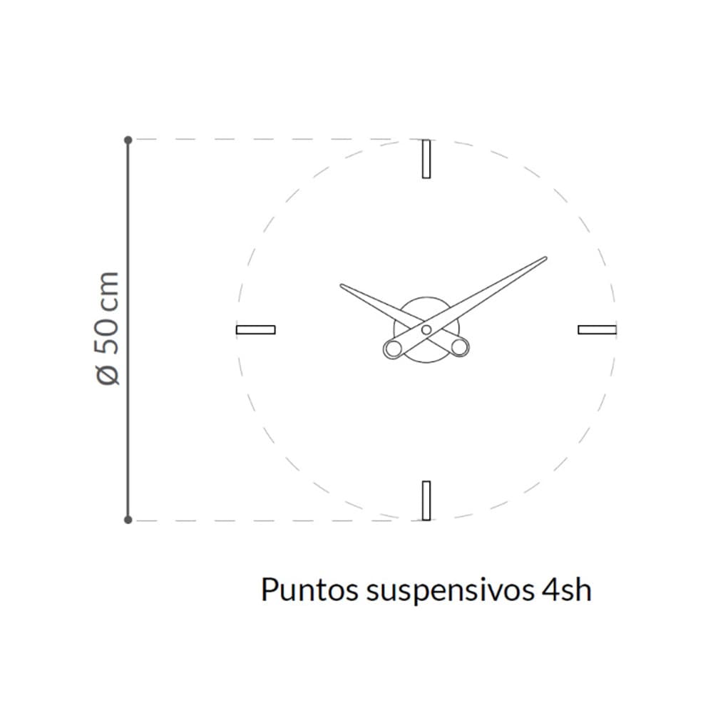 Ellipses 4 Clock by Nomon Clocks