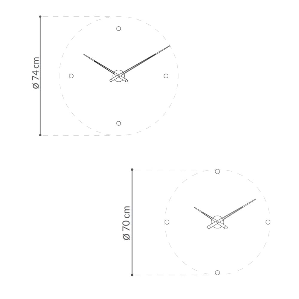 Rodon 4 Clock by Nomon Clocks