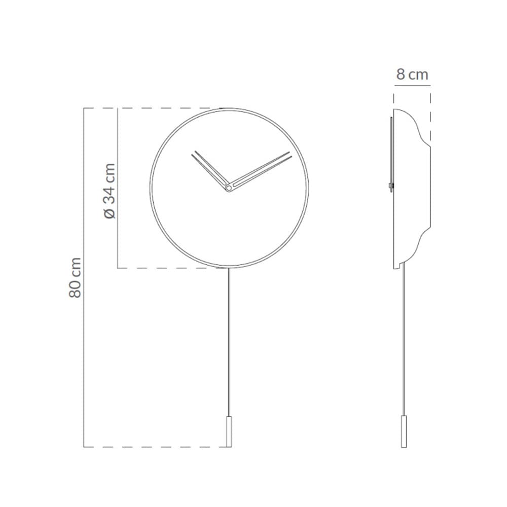 Swing Clock by Nomon Clocks