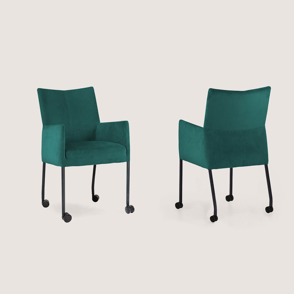 Glenn Parquet Wheel Armchair by Nou