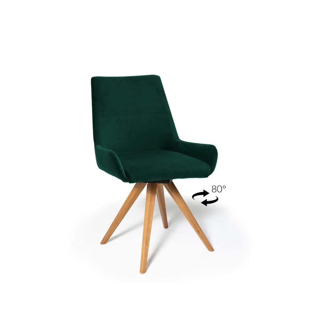 Silvio Wood Swivel Chair by Nou