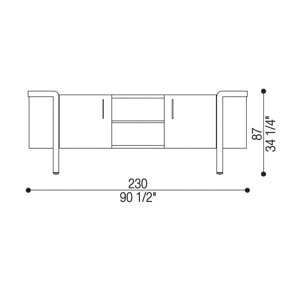 New Doris TV Stand by Opera Contemporary