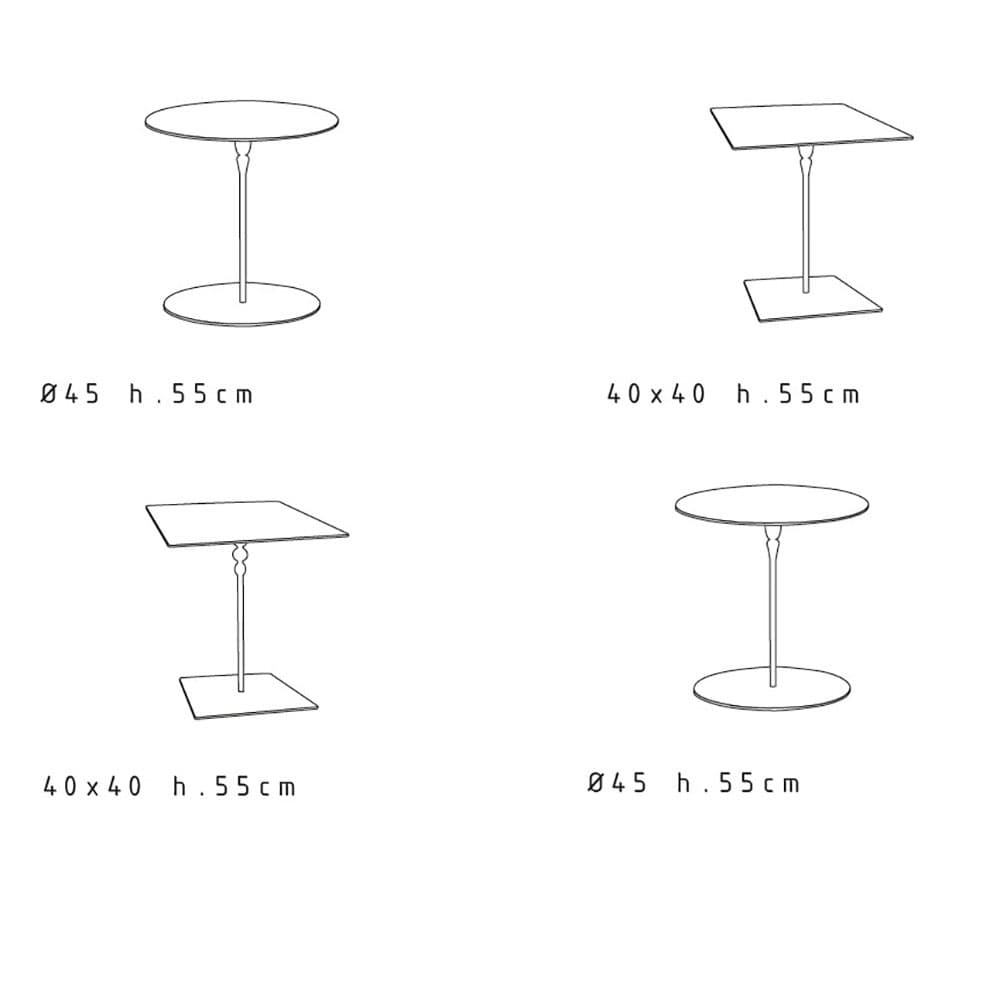 Plate Side Table by Oris