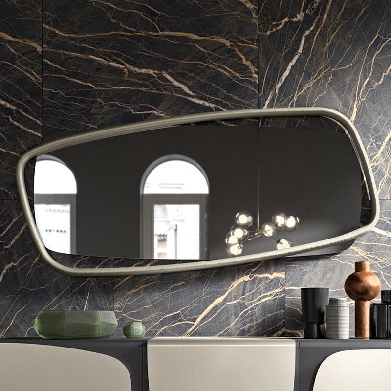 Golden Wood Mirror by Ozzio Italia