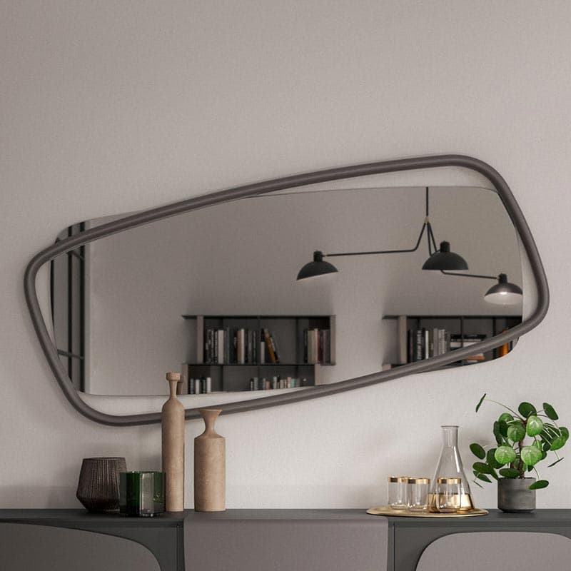 Golden Wood Mirror by Ozzio Italia