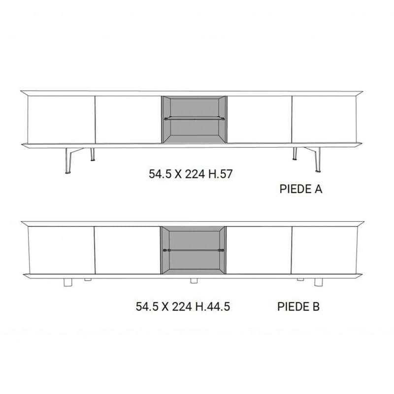 Brera Tv Sideboard by Ozzio Italia