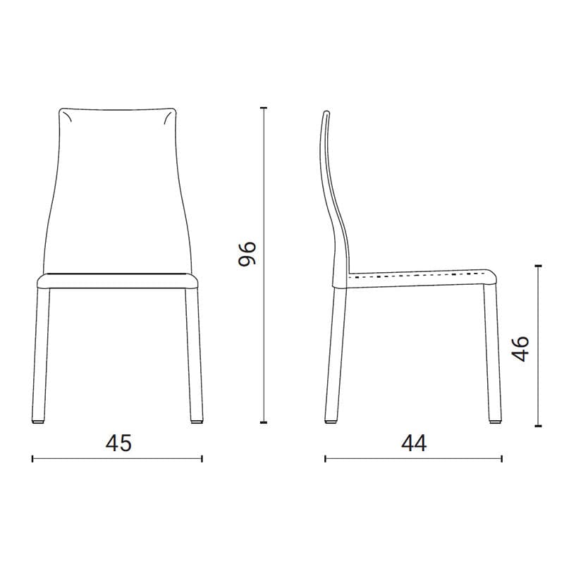 Blitz Dining Chair by Ozzio Italia