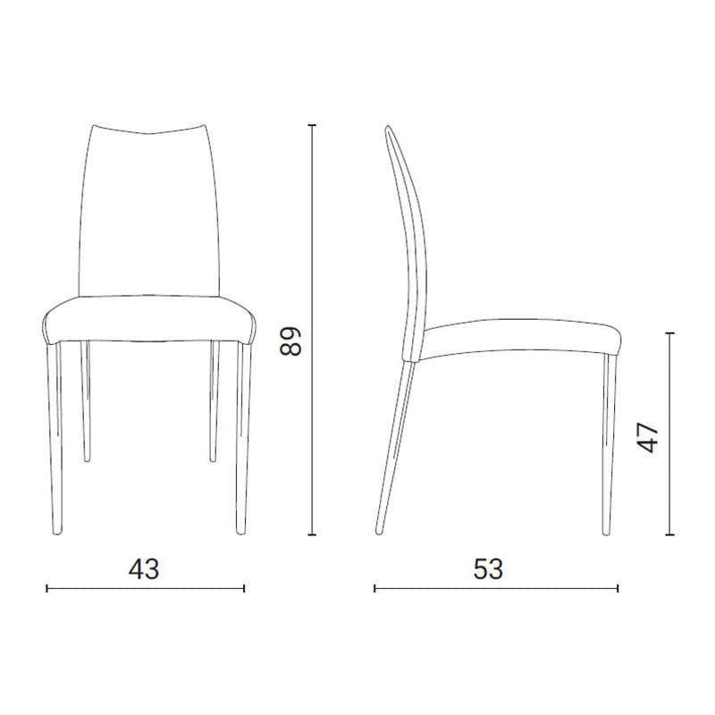 Nexus Dining Chair by Ozzio Italia