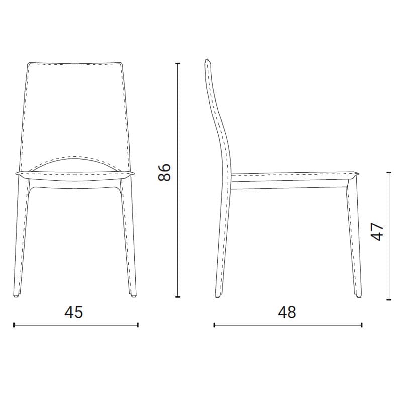 Viva Dining Chair by Ozzio Italia