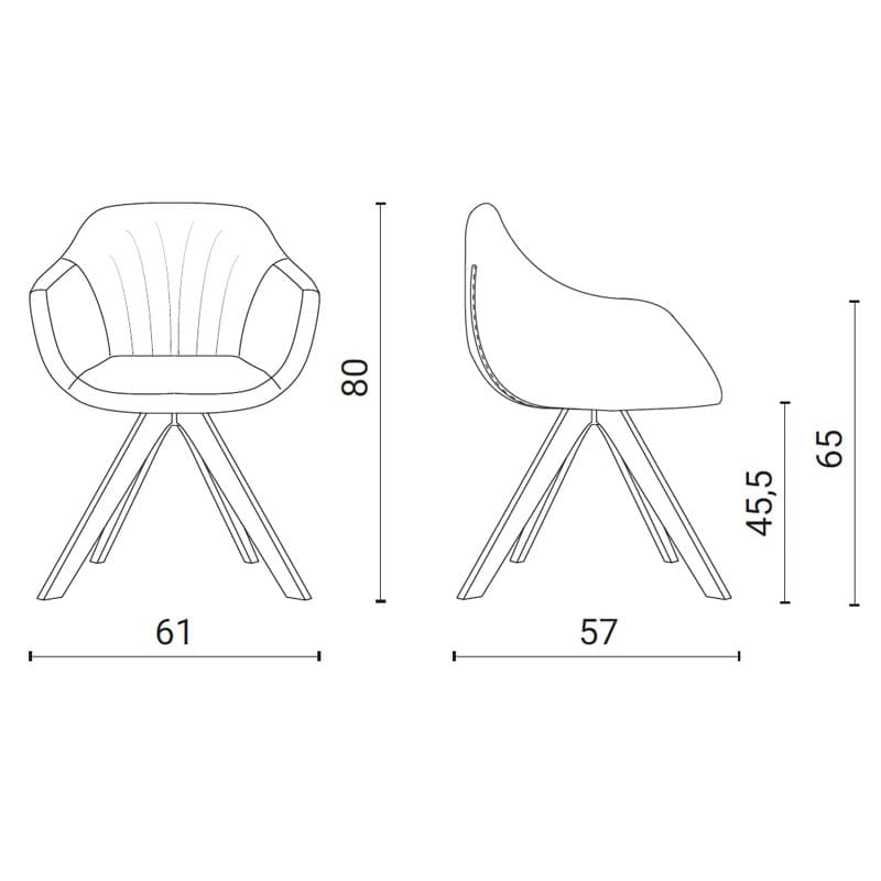 Delia Armchair by Ozzio Italia