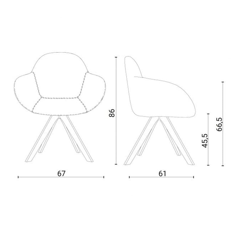 Fiona Armchair by Ozzio Italia