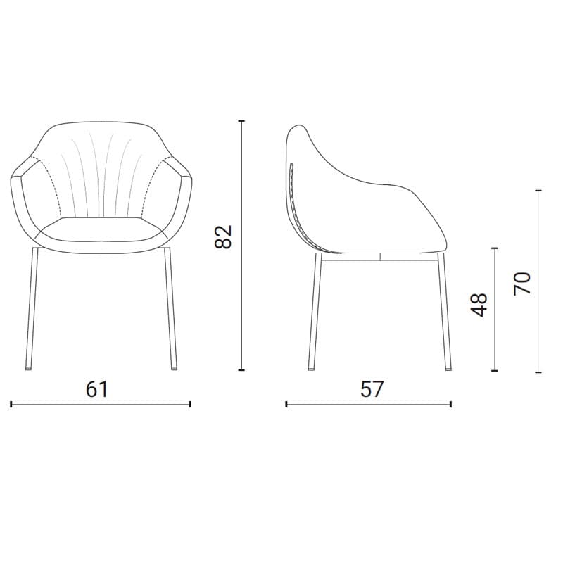 Nelson Armchair by Ozzio Italia