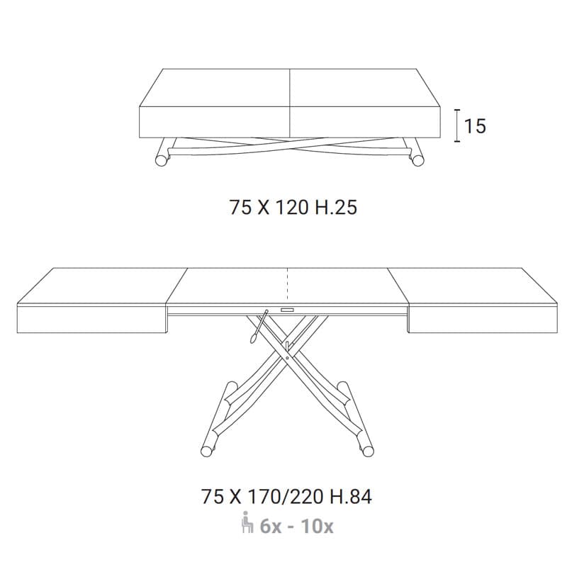 Box Coffee Table by Ozzio Italia