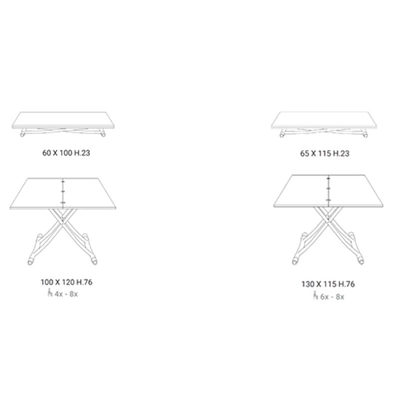 Sydney Coffee Table by Ozzio Italia