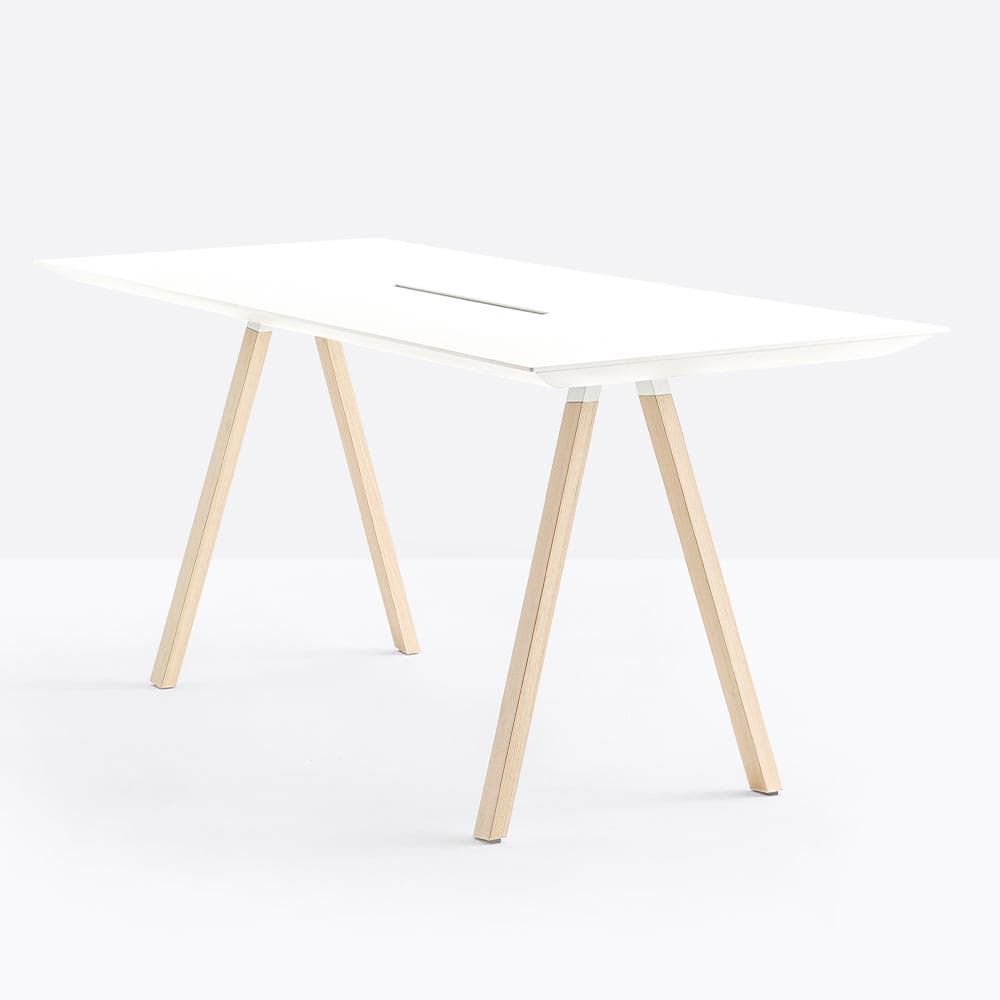 Arki Arkw Wood Cc Office Desk by Pedrali