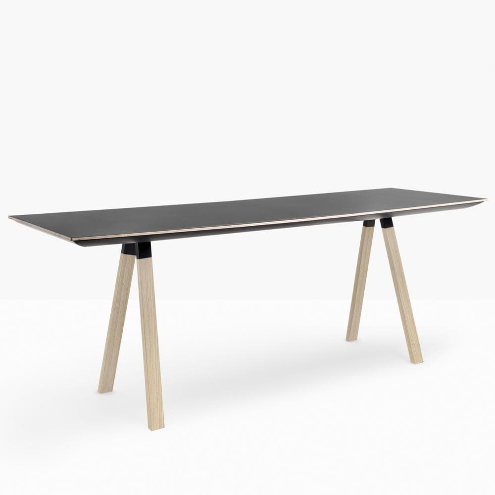 Arki Arkw Wood Office Desk by Pedrali