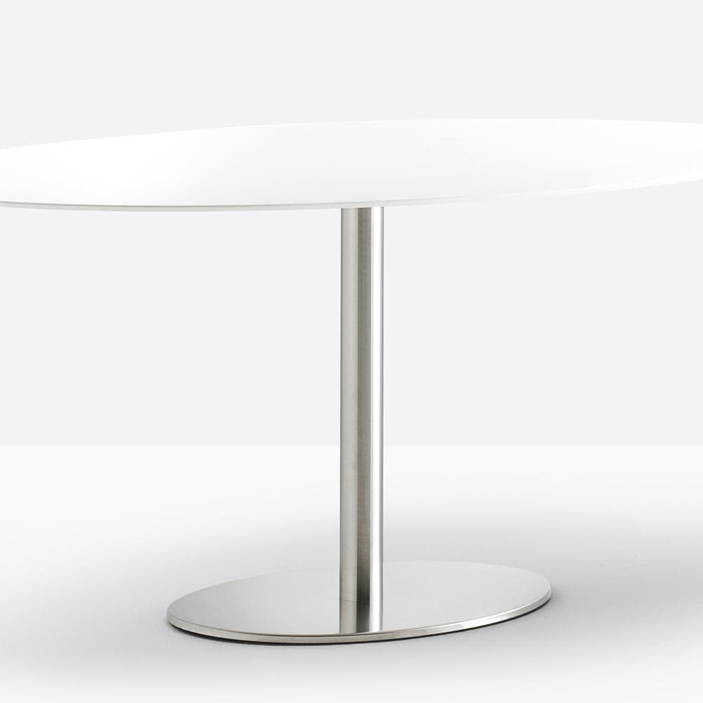 Inox Elliptical 4901 Side Table by Pedrali