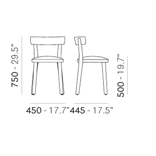 Folk 2940 Dining Chair by Pedrali