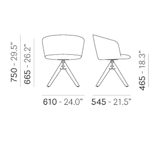 Nym 2847 Armchair by Pedrali