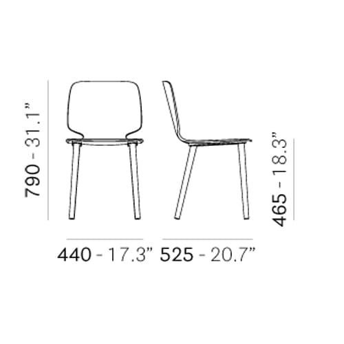 Babila 2700 Dining Chair by Pedrali