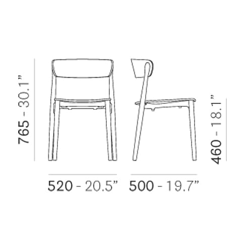 Nemea 2820 Dining Chair by Pedrali