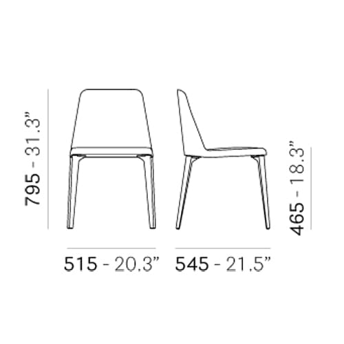 Laja 880 Dining Chair by Pedrali