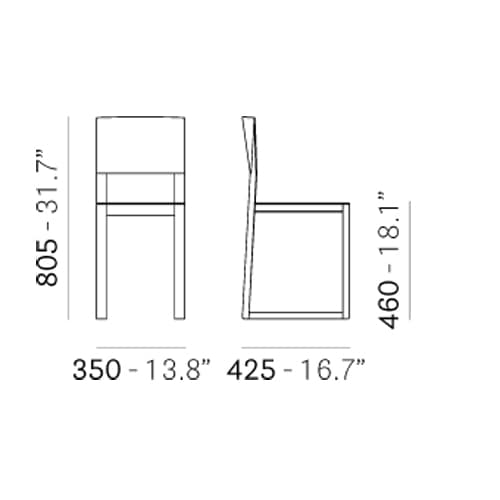 Brera 380 Dining Chair by Pedrali