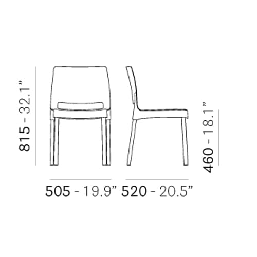 Joi 870 Dining Chair by Pedrali