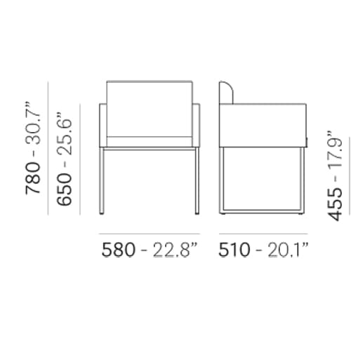 Box 740 Armchair by Pedrali