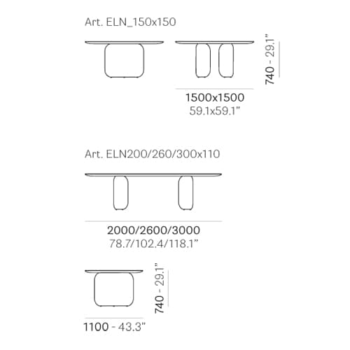 Elinor Eln Office Desk by Pedrali