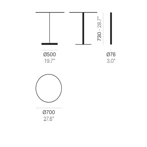 Easy 4770 Coffee Table by Pedrali