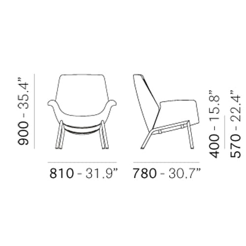 Ila 2023 Lounger by Pedrali