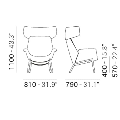 Ila 2022 Lounger by Pedrali