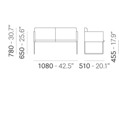 Box 746 Sofa by Pedrali