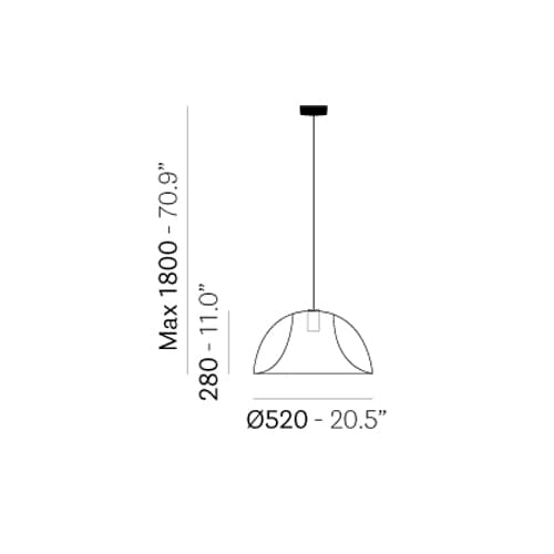 L002Sw Ba Suspension Lamp by Pedrali