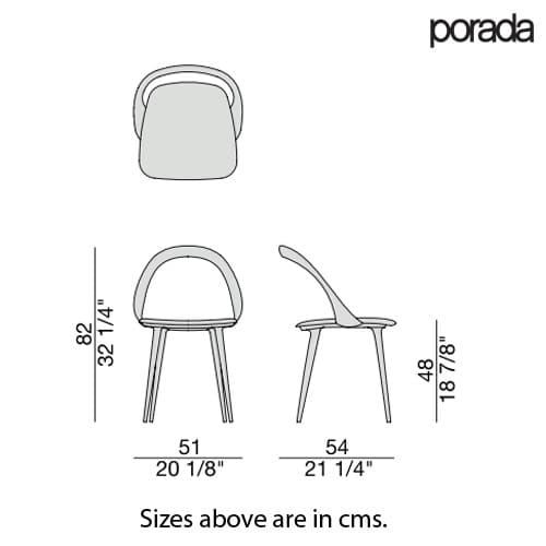 Ester Dining Chair by Porada