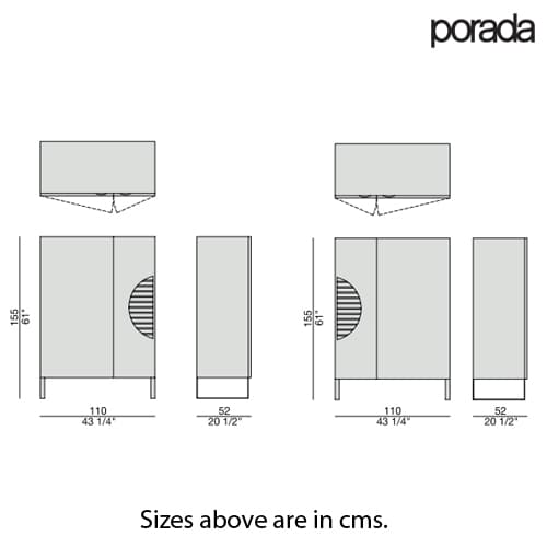 Polifemo Drinks Cabinet by Porada