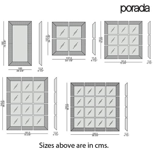 Triple Mirror by Porada