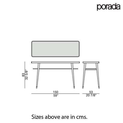 Chantal Console Table by Porada