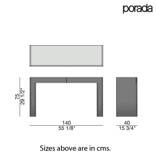 Linka Console Table by Porada