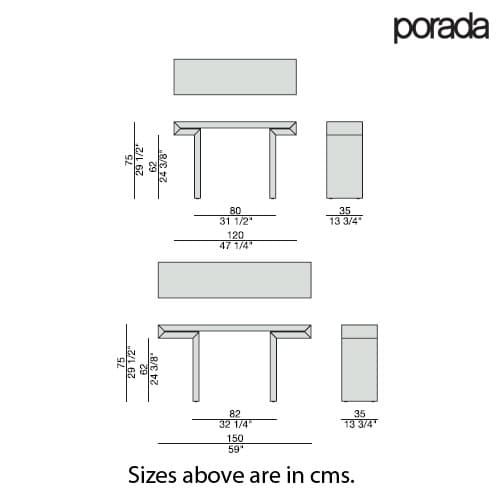 Miyabi Console Table by Porada