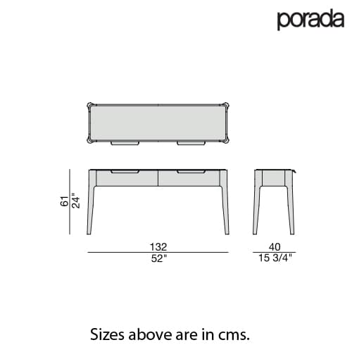 Ziggy 9 Console Table by Porada