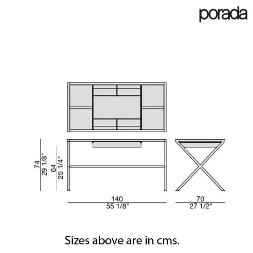 Stylo Office Desk by Porada